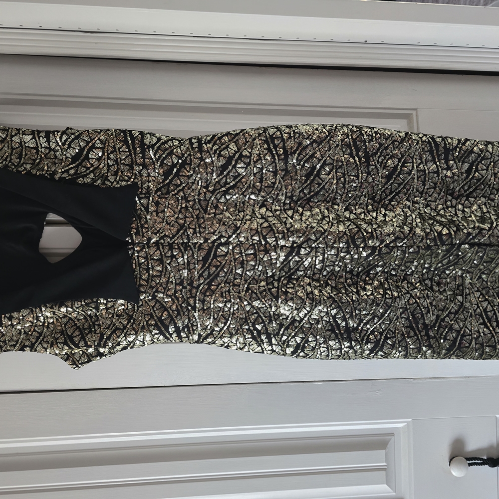 Tatyana Gold Digger Bodycon Dress L - Picture 7 of 13